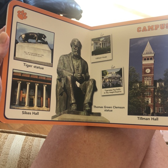 CLEMSON UNIVERSITY 101 MY FIRST TEXT BOARD BOOK - Picture 4 of 10